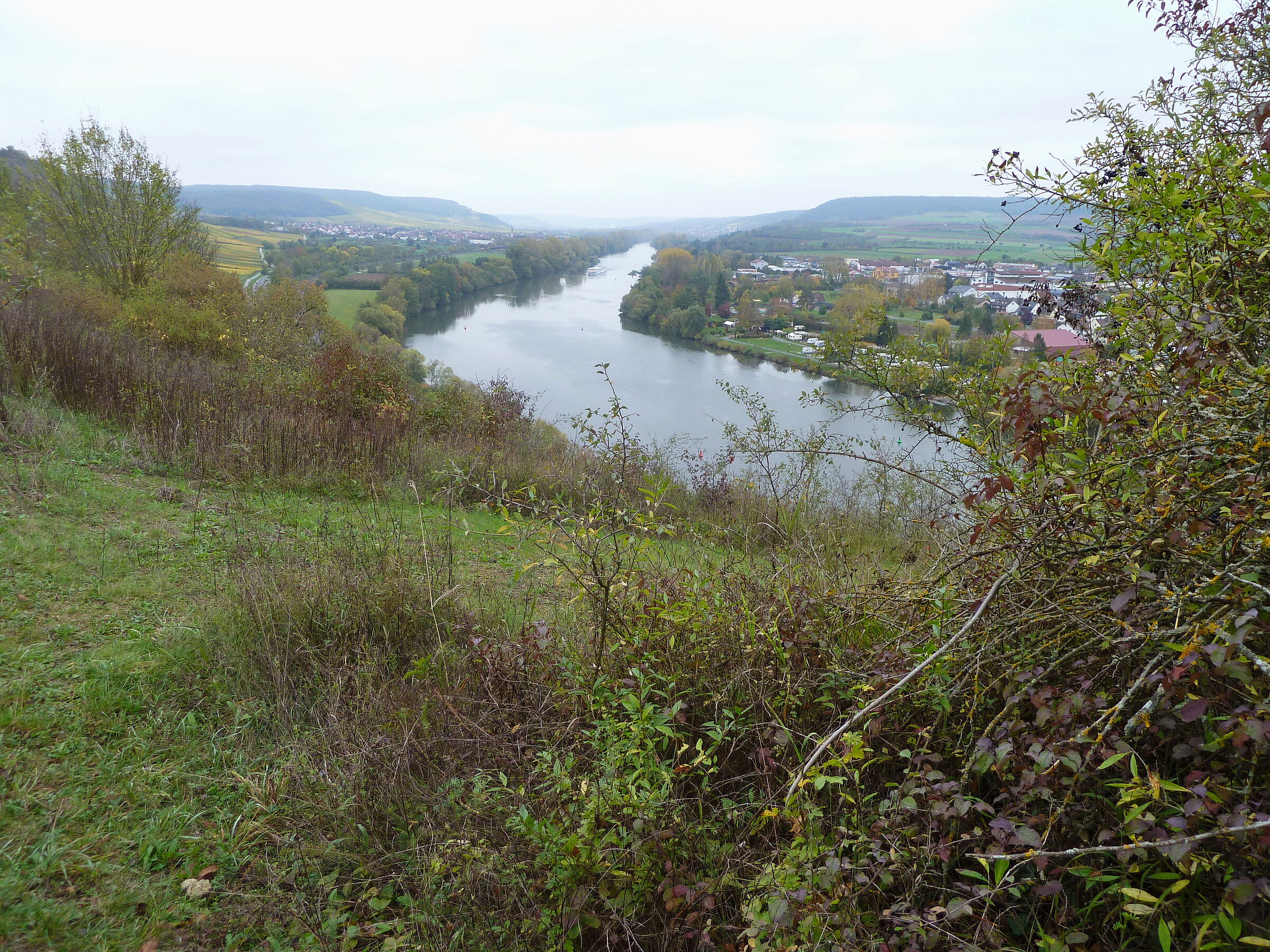 Blick ins Maintal von der Benediktushöhe. (Foto: Winfried Berner)