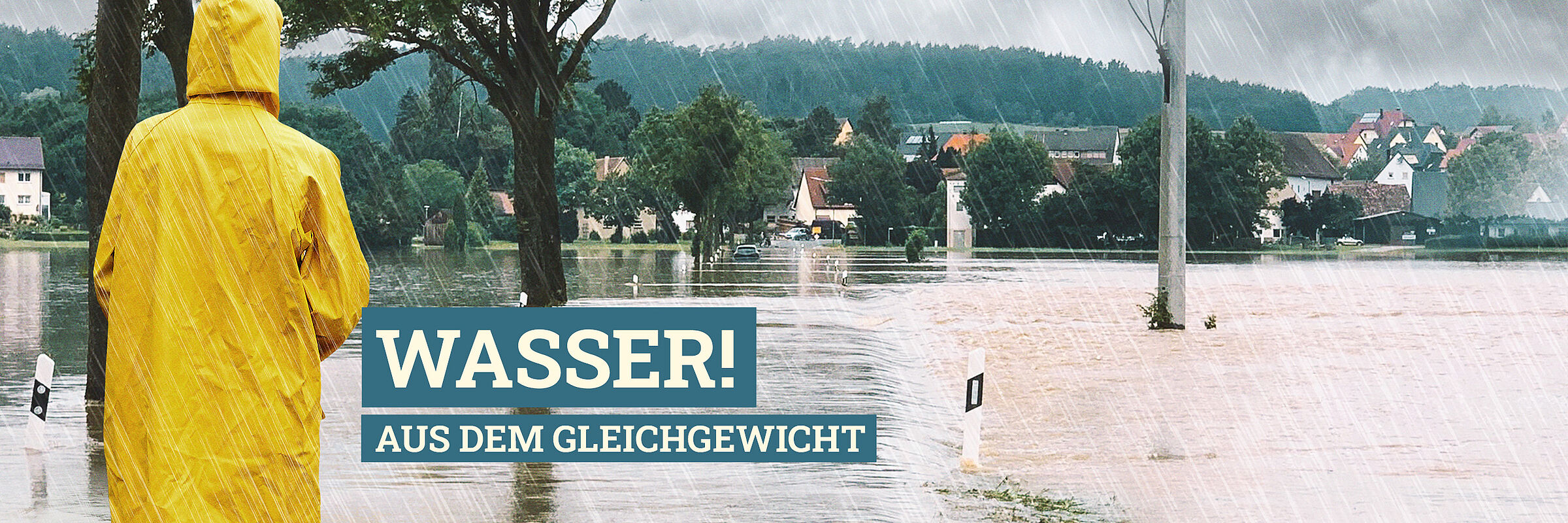 Überschwemmung (Foto: Gerhard Brack, bearbeitet WVD Dialog Marketing)