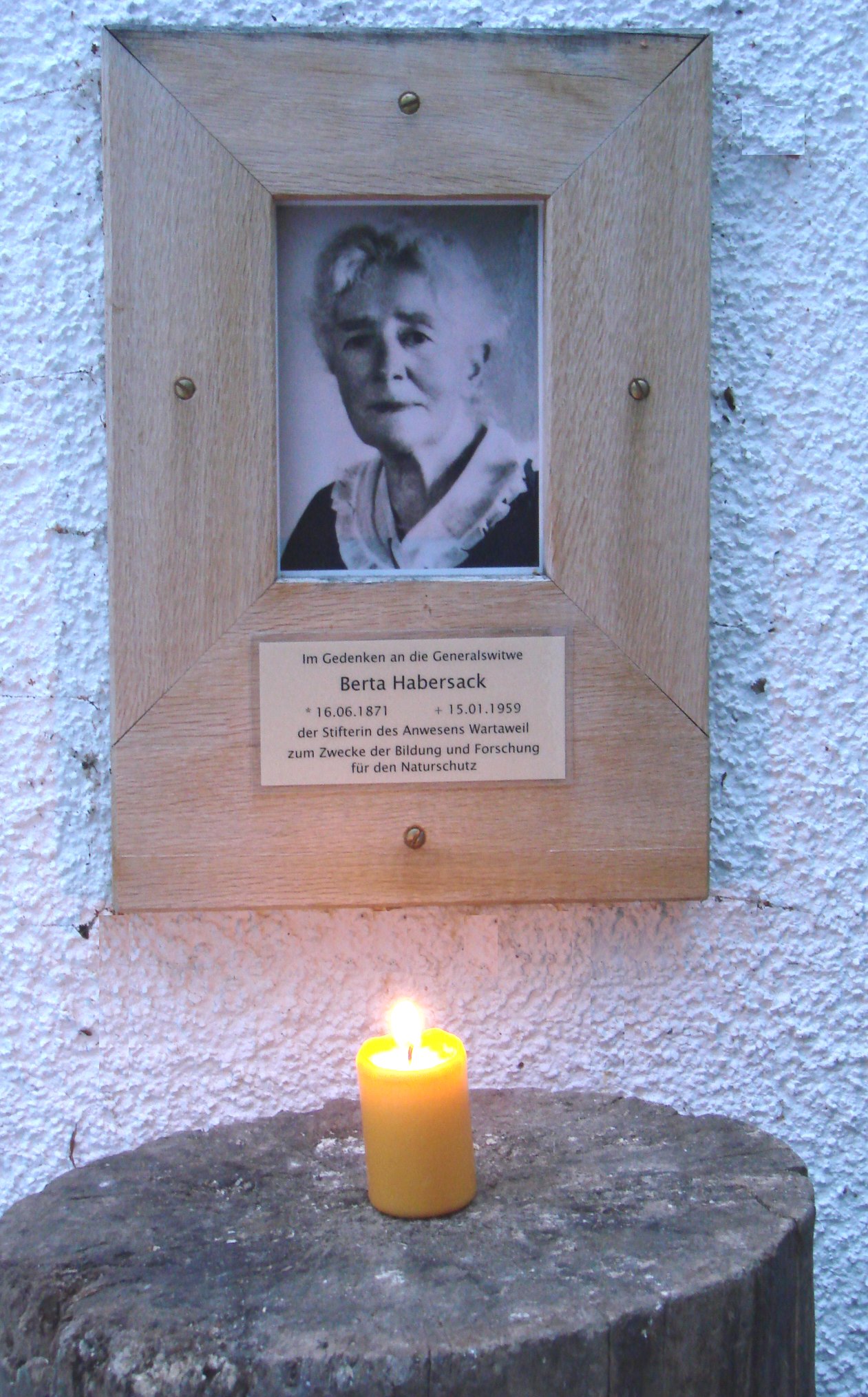 Berta Habersack – Gedenken an ihren 50. Todestag (Foto: BN-Archiv)