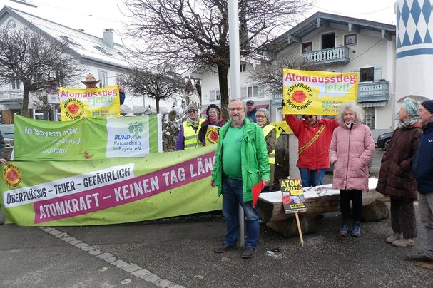 Bild von der Mahnwache Fukushima am 11. März 2023
