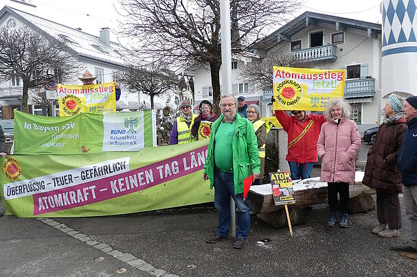 Bild von der Mahnwache Fukushima am 11. März 2023
