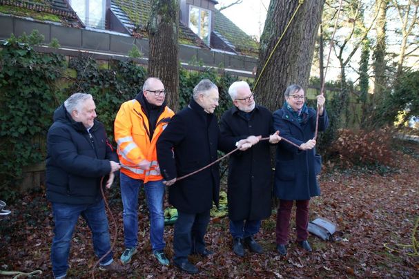 Jörg Brunner, Karl Pessler, Dr. Otto Heimbucher, Klaus-Peter Murawski und Brigitte Wellhöfer