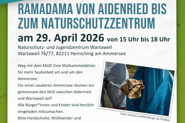 Plakat Müllsammelaktion Ramadama Wartaweil 2026