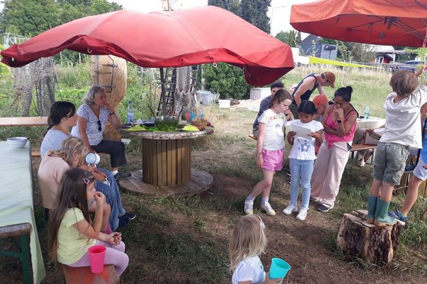 Sommerfest auf dem Kinderacker in Gebersdorf