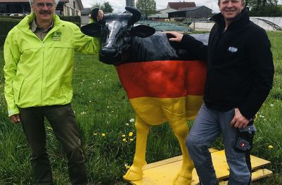 Im Bild: der BN-Landesvorsitzende Richard Mergner und Manfred Gilch, Landesvorsitzender Bayern im Bundesverband Deutscher Milchviehhalter (Foto: Gilch).