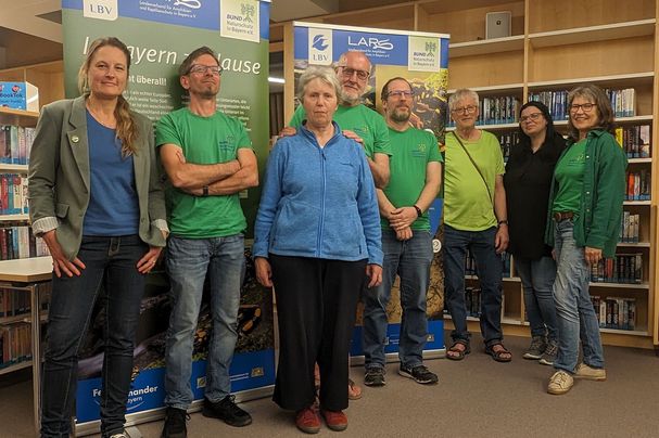 Das BN Team freut sich über eine erfolgreiche Ausstellungseröffnung, Foto Uwe Schlosser