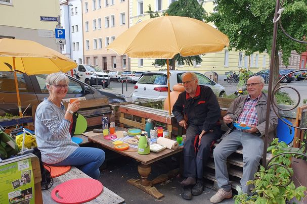 Parklet-Treff