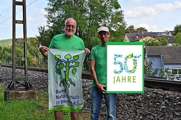 Die beiden Vorsitzenden Erwin Scheiner und Michael Pfister freuen sich auf viele Begegnungen im Jubiläumsjahr, Foto Alfred Dill Die beiden Vorsitzenden Erwin Scheiner und Michael Pfister freuen sich auf viele Begegnungen im Jubiläumsjahr, Foto Alfred Dill