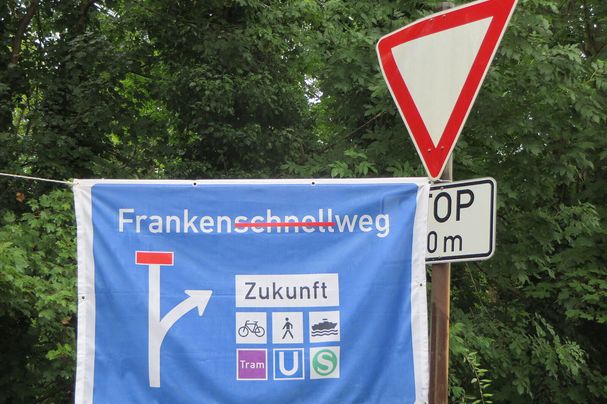 Plakat Frankenschnellweg