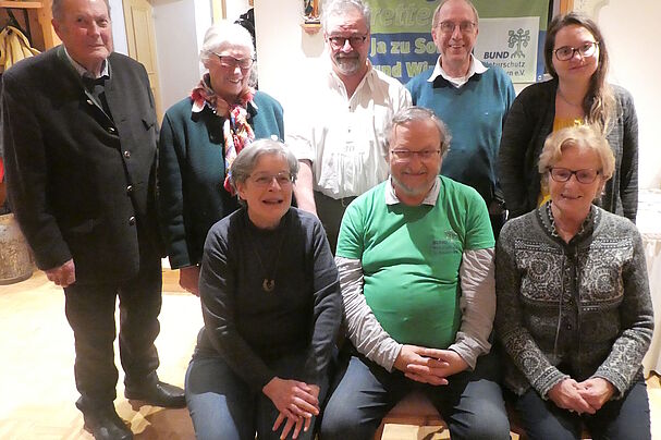 Die neue Vorstandschaft der Bund Naturschutz Kreisgruppe Miesbach