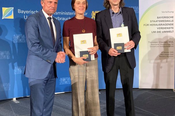 Auszeichnung mit der Umweltmedallie Niederbayern