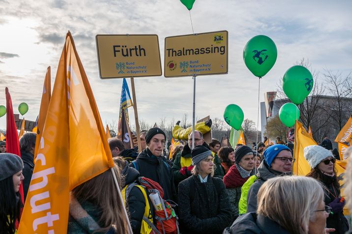 Kohleausstieg jetzt! Viele BN-Aktive beteiligten sich 2018 an den Demos in Berlin und Köln für einen schnelleren Kohleausstieg (Foto: BN).