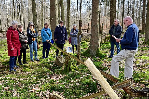 Abschied von Heike Metzger im Ruheforst, Foto Alfred Dill