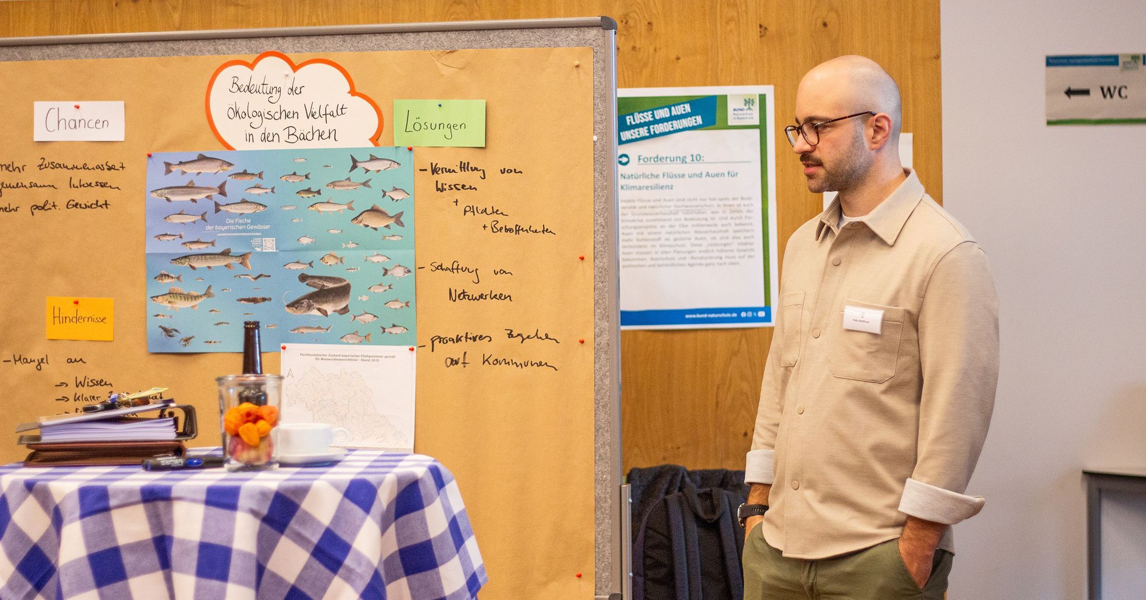 Felix Wolfrum, Referent beim Landesfischereiverband Bayern e.V. (Foto: Hannah Meinberg) Felix Wolfrum, Referent beim Landesfischereiverband Bayern e.V. (Foto: Hannah Meinberg)