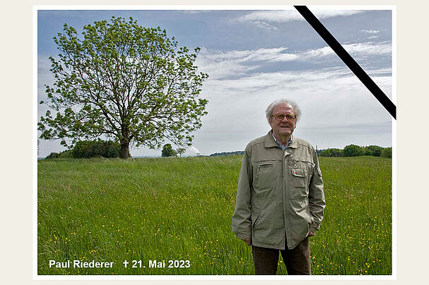 Paul Riederer Verstorben 21. Mai. 2023 / Bild S.Englebrecht