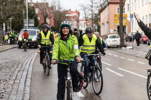 Fahrradfahrer, Foto Manuel Mauer