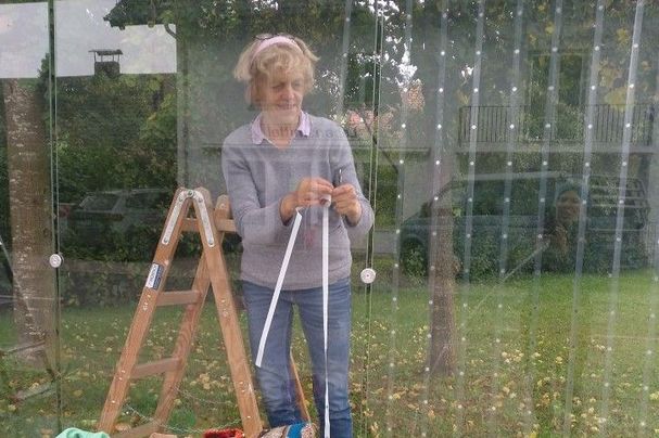 Vogelschutz, Kollisionsschutz, Aufkleber, Glasscheiben