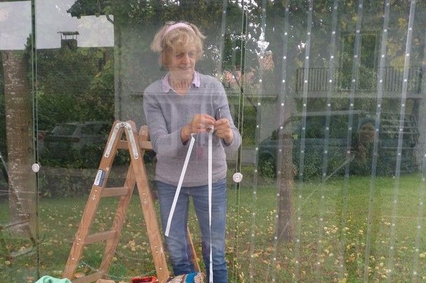 Vogelschutz, Kollisionsschutz, Aufkleber, Glasscheiben