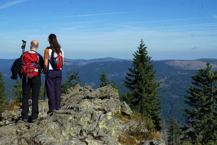 Über 300 Kilometer Wanderwege erschließen den Nationalpark (Foto: Alice Alteneder/Nationalparkverwaltung Bayerischer Wald) Über 300 Kilometer Wanderwege erschließen den Nationalpark (Foto: Alice Alteneder/Nationalparkverwaltung Bayerischer Wald)