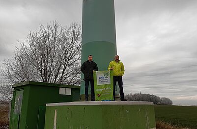 Windkraftanlage in Sellanger (Foto: Daniela Hartbauer)